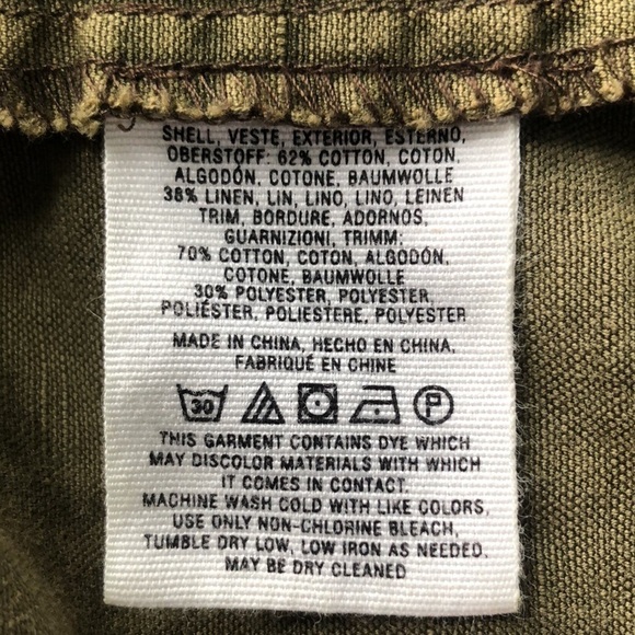 Anthropologie HEI HEI Green Hooded Anorak Utility Jacket Size XS - Picture 8 of 15